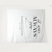 Tenture c'était toujours vous Citer le Mariage Contexte (Devant (Horizontal))