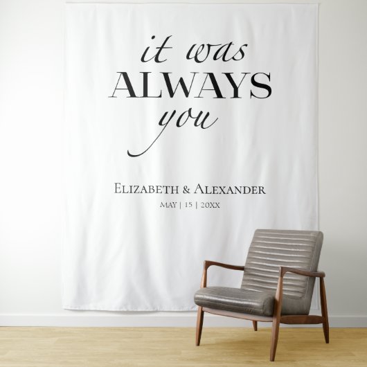 Tenture c'était toujours vous Citer le Mariage Contexte (En situation)