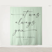 Tenture C'Était Toujours Vous Citez La Bannière De Fond Ma (Devant)