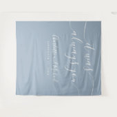 Tenture C'Était Toujours Vous Dusty Blue Photo fond (Devant (Horizontal))