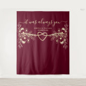 Tenture C'Était Toujours Vous Mariage (Devant)