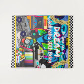 Tenture C'était un graffiti Hip hop Dream Retro (Devant (Horizontal))