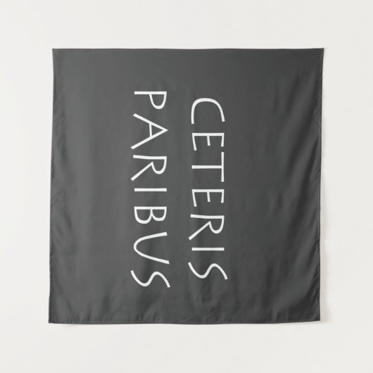 Tenture Ceteris paribus (Devant (Horizontal))