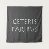 Tenture Ceteris paribus (Devant)