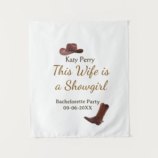 Tenture Cette épouse est un nom de fête de bachelorette de (Devant)