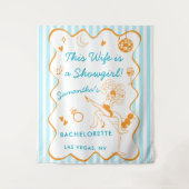 Tenture Cette Femme Est Une Showgirl Bach Era Bachelorette (Devant)