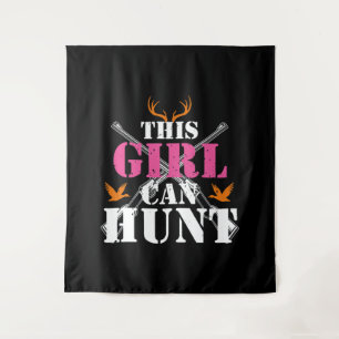 Tenture Cette Fille Peut Chasser Le Cerf Chasse Adulte Ess