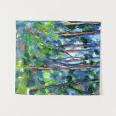 Tenture Cezanne - Dans les Bois, peinture célèbre (Devant (Horizontal))