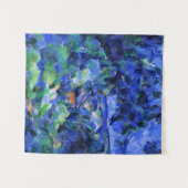 Tenture Cezanne, Paysage bleu beaux-arts, (Devant (Horizontal))