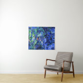 Tenture Cezanne, Paysage bleu beaux-arts, (En situation (horizontale))