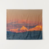 Tenture Chaîne de montagne orangée (Devant (Horizontal))