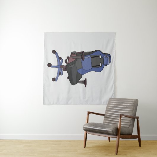 Tenture Chaise de jeu (En situation (horizontale))