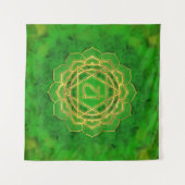 Tenture Chakra du coeur - Anahata (Devant (Horizontal))