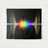 Tenture Chakras Energy Activation BlackTapestry (Devant (Horizontal))