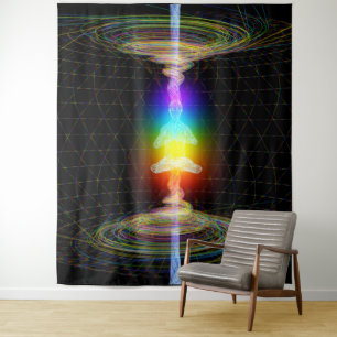 Tenture Chakras Energy Activation BlackTapestry