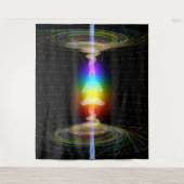 Tenture Chakras Energy Activation BlackTapestry (Devant)
