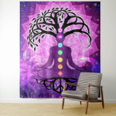 Tenture Chakras Les 7 Centres de Force Essentiel (En situation)