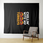 Tenture Chaleureux Avec Ma Chemise À Dindes, Hommes Femmes (En situation (horizontale))