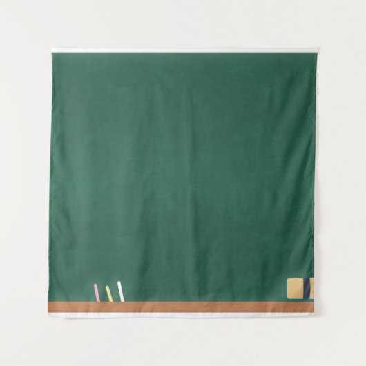 Tenture Chalkboard craie gomme classe (Devant)