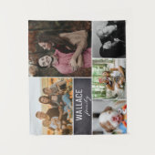 Tenture Chalkboard Family Reunion Photo Collage (Devant)