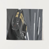 Tenture Challenger Black (Devant (Horizontal))