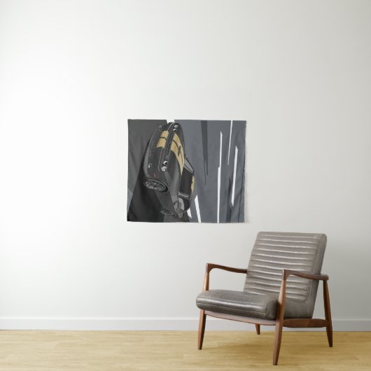 Tenture Challenger Black (En situation (horizontale))