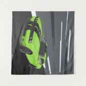 Tenture Challenger vert (Devant (Horizontal))
