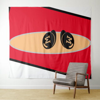 Tenture Chambre bébéCUTE_RED_WHITE_BLACK_ RMDESIGNFLO55