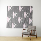 Tenture Chambre de ballerine Rose & Grey Couture (En situation (horizontale))