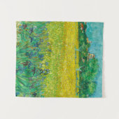 Tenture Champ avec Iris près d'Arles par Vincent van Gogh (Devant (Horizontal))