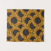 Tenture Champ de tournesols Tapastry (Devant (Horizontal))