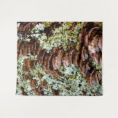 Tenture Champignons Brown et verts (Devant (Horizontal))