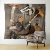 Tenture Champignons d'amour des champignons (En situation (horizontale))