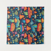 Tenture Champignons magiques (Devant (Horizontal))