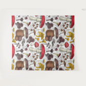 Tenture Champignons sauvages (Devant (Horizontal))