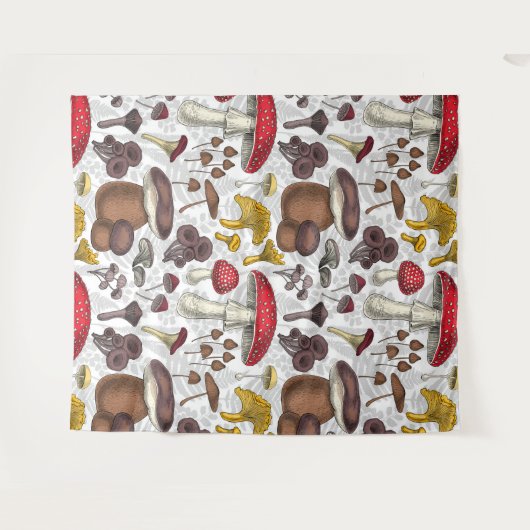 Tenture Champignons sauvages (Devant (Horizontal))