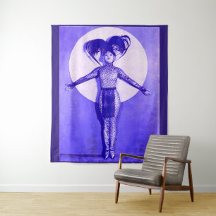 Tenture Championnat du monde de football 1922 - bleu