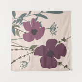 Tenture Champs floraux modernes (Devant (Horizontal))