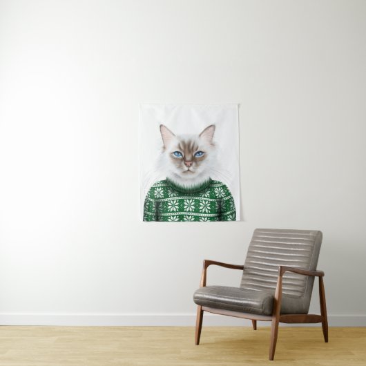 Tenture Chandail de chat de Kitty (En situation)
