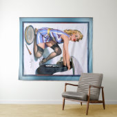 Tenture Changement rapide par Gil Elvgren (En situation (horizontale))