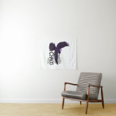 Tenture Chaos Crow Tapestry (En situation (horizontale))