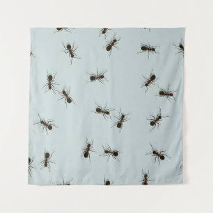 Tenture Chaotique Red Ants Motif élégant