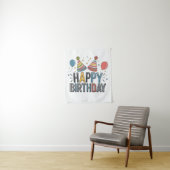 Tenture Chapeaux de fête d'anniversaire joyeux (En situation)