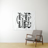 Tenture Charge Your Faith – Christian Inspirational Quote  (En situation (horizontale))