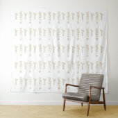 Tenture Charm Bush Flowers Sweet 16 Step & Repeat Backdrop (En situation (horizontale))