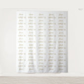 Tenture Charm Bush Flowers Sweet 16 Step & Repeat Backdrop (Devant)