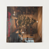 Tenture Charme de Yuletide (Devant (Horizontal))