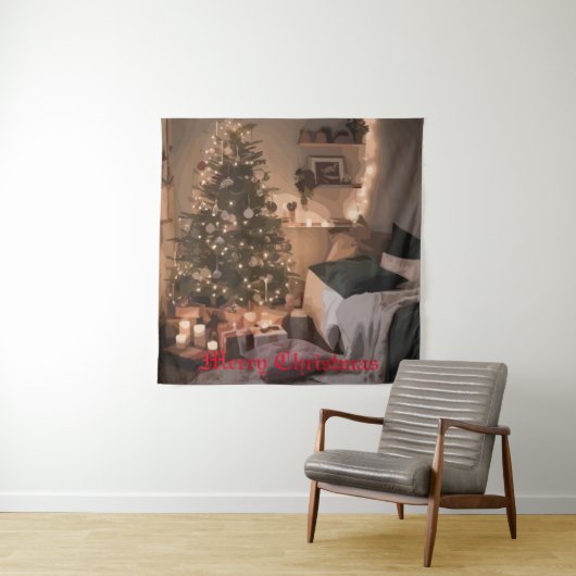Tenture Charme de Yuletide (En situation)