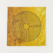 Tenture Chartres Labyrinthe - Symbole spirituel Antique 1 (Devant (Horizontal))