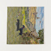 Tenture Chasse à la perdrix de Chukar (Devant (Horizontal))